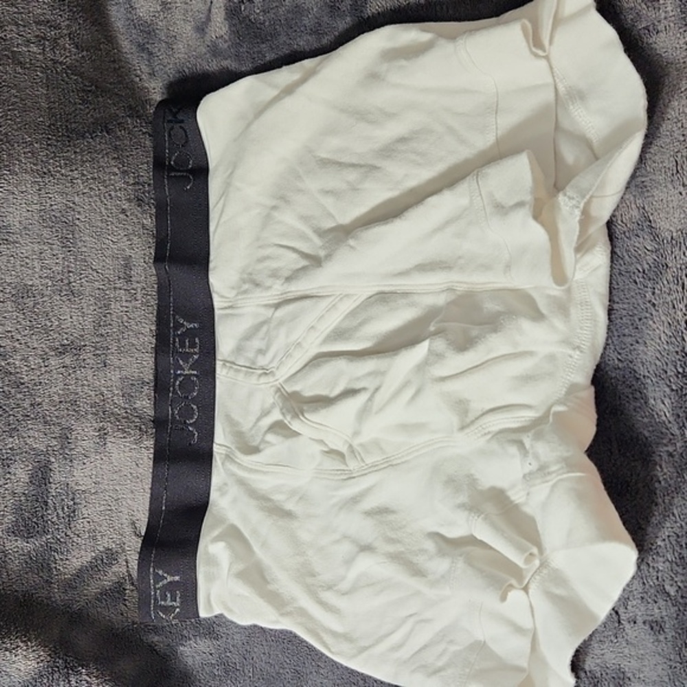 Jockey White Boxer Briefs